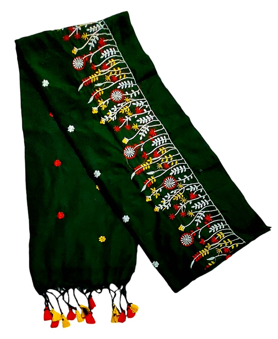 Fashweave Pure Cotton Embroidered Saree for Women and Girls | A Timeless Fusion of Traditional Craftsmanship and Contemporary Elegance, Perfect for Every Special Occasion