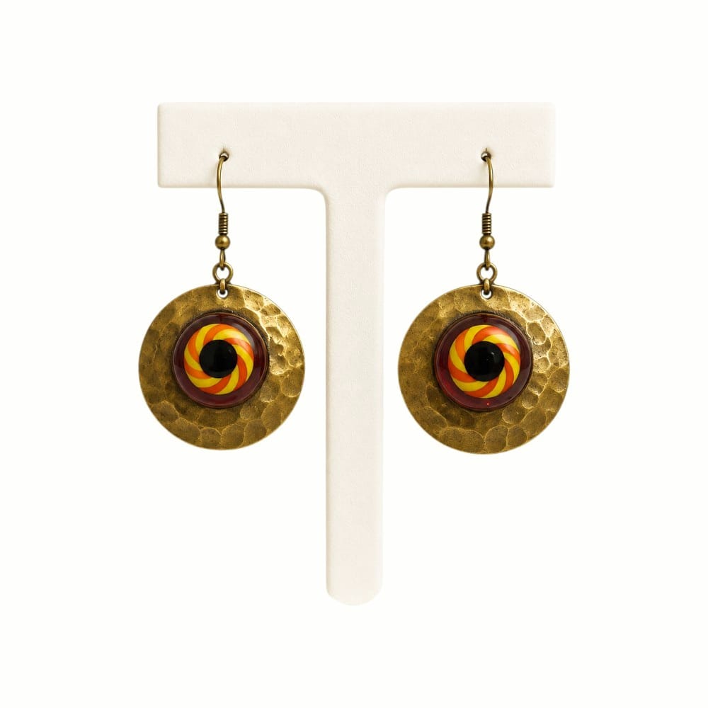 Purely Handmade Brass Earrings