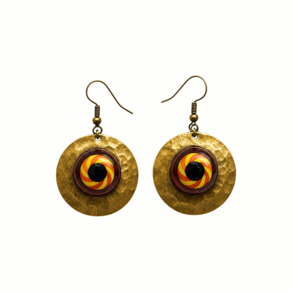 Purely Handmade Brass Earrings