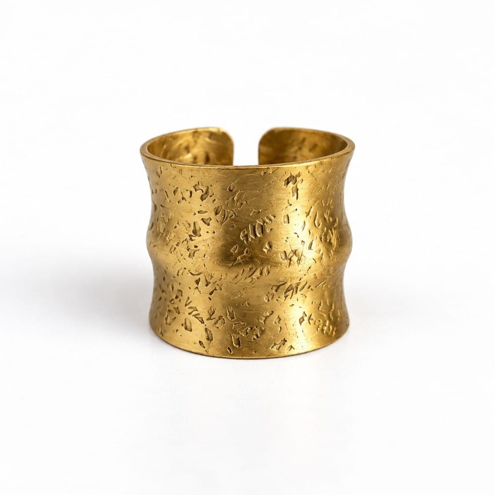 Purely Handmade Brass Finger Ring