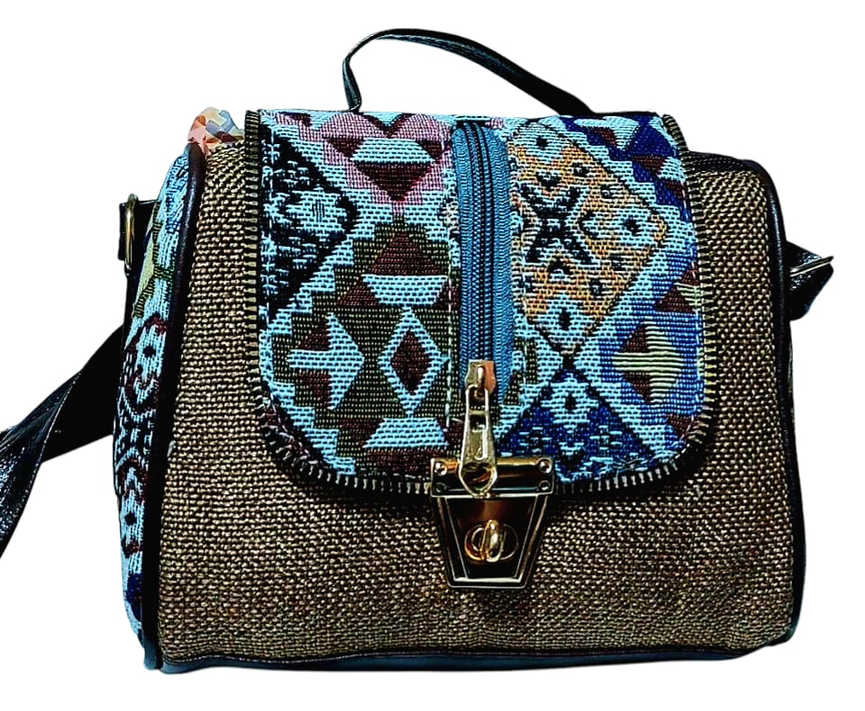 Women's Lightweight Jute Sling Bag