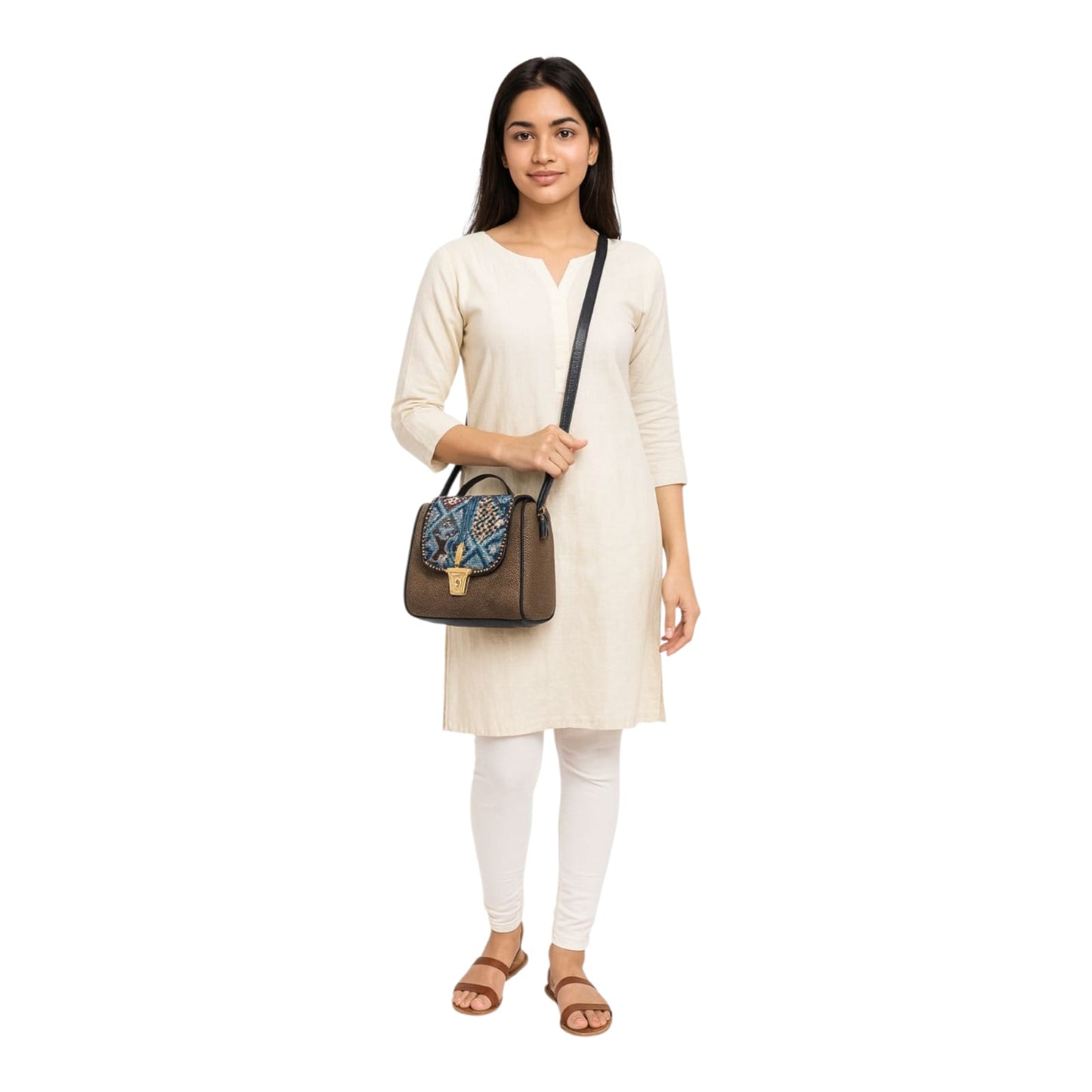 Women's Lightweight Jute Sling Bag