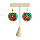Multicolour Lightweight Terracotta Dangler ( Earrings)