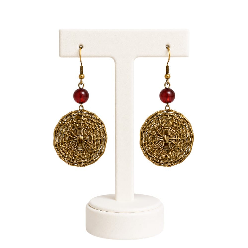 Purely Handmade Brass Earrings