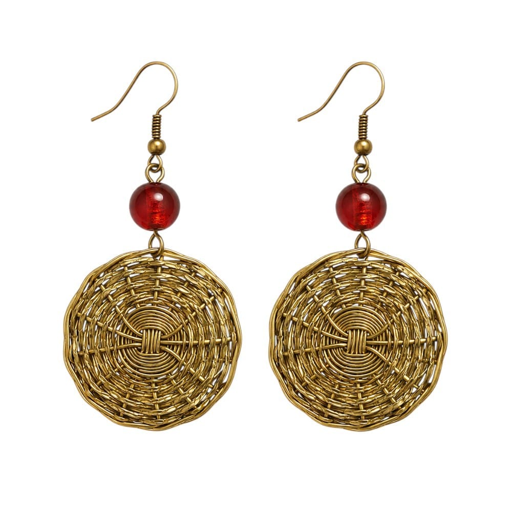 Purely Handmade Brass Earrings