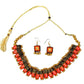 Handmade Terracotta Collar Necklace Set