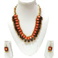 Handmade Terracotta Collar Necklace Set