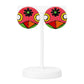 Purely Handmade Round Shaped Terracotta Stud Earrings
