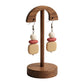 Purely Handmade Matt Finish Clay Drop Earrings