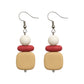 Purely Handmade Matt Finish Clay Drop Earrings