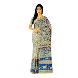 Women's Pure Cotton Hand Block Printed Kalamkari Sarees