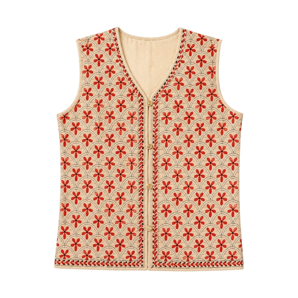 Handmade Hand-Embroidered Kantha Jackets