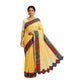 Pure Cotton Handmade Kalamkari Patchwork Saree