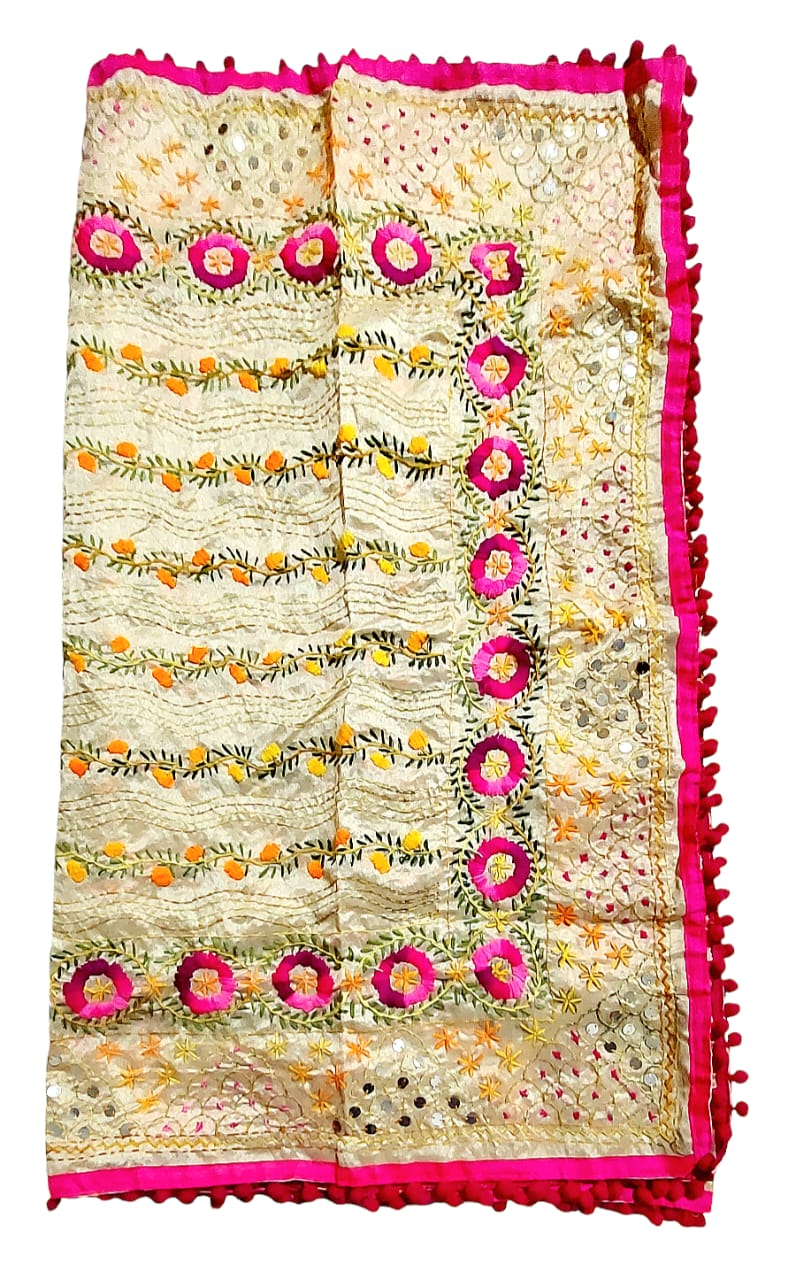 Fashweave Stylish Women's Phulkari Dupatta