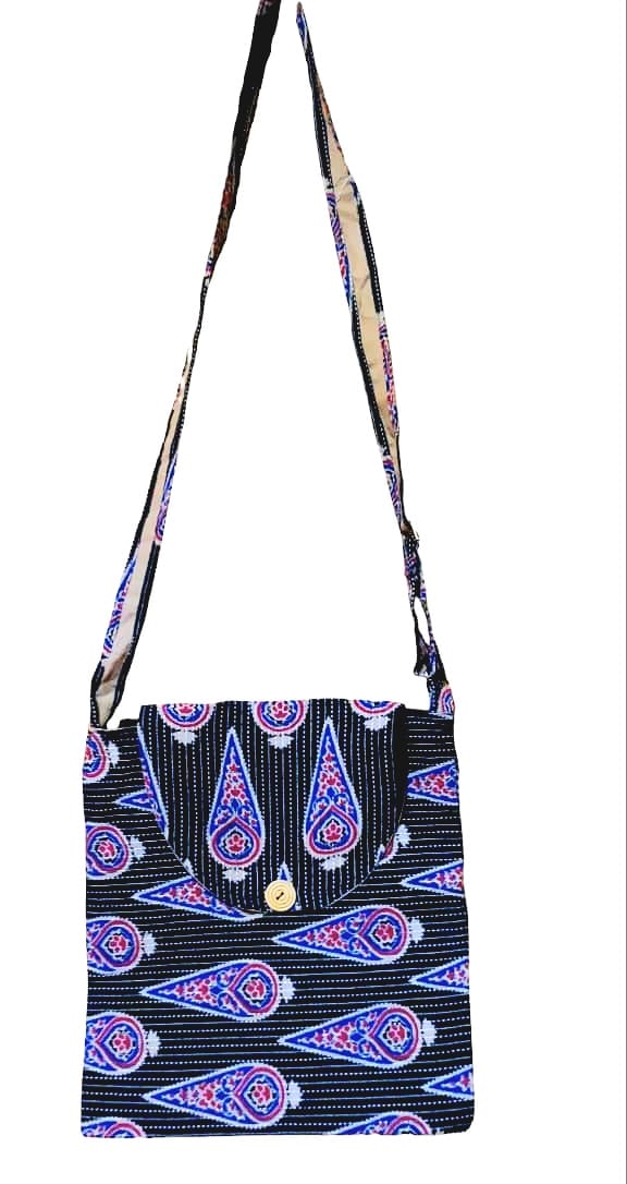 Ajrakh Printed Sling Bag