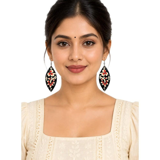 Purely Handmade & Handpainted Clay Earrings