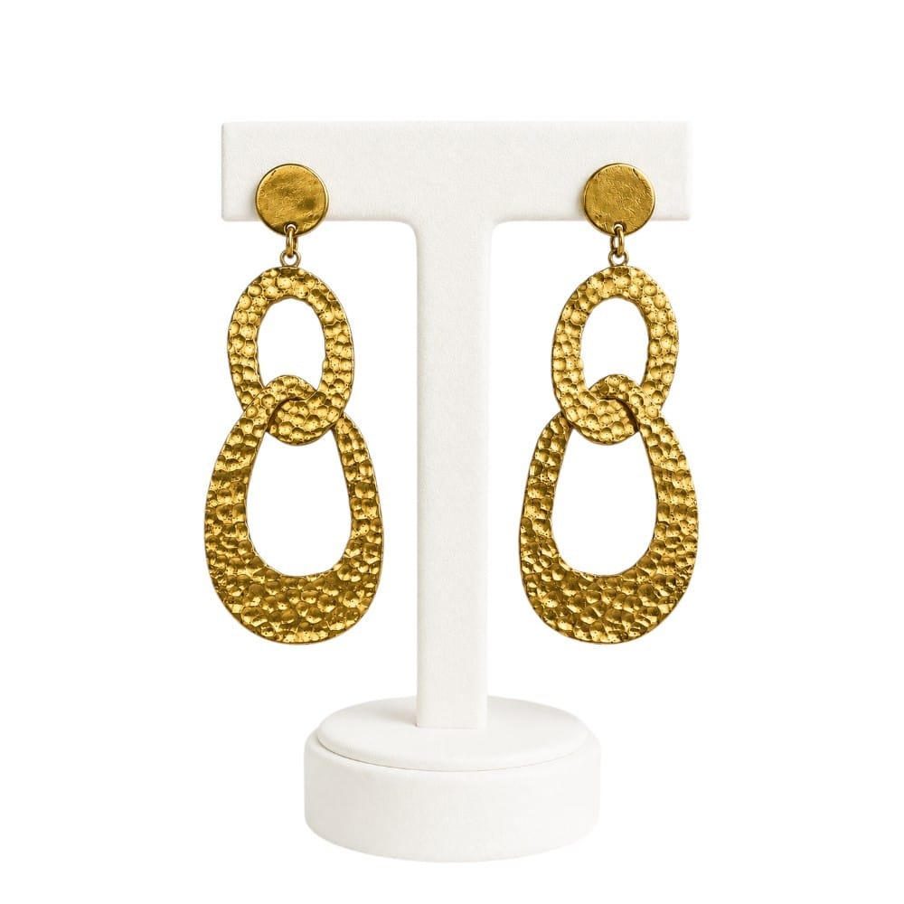 Purely Handmade Brass Earrings