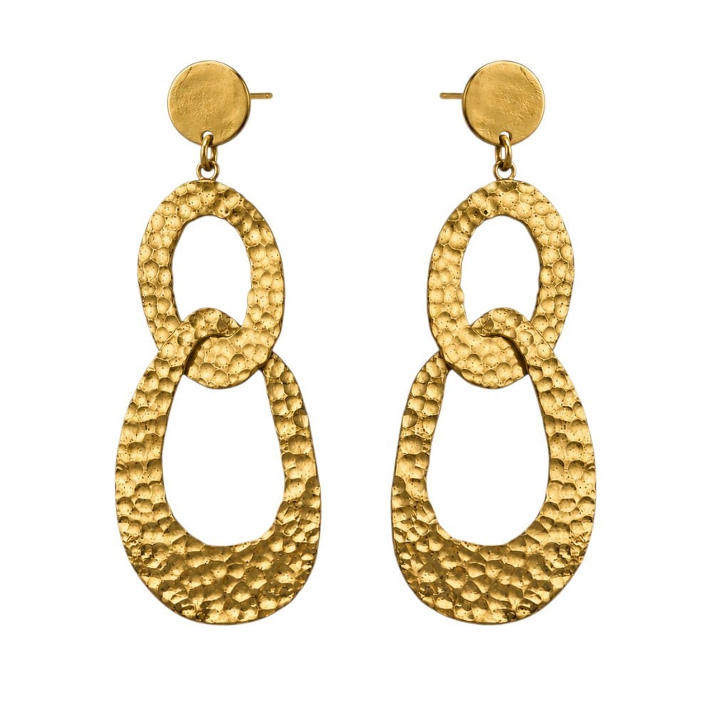 Purely Handmade Brass Earrings
