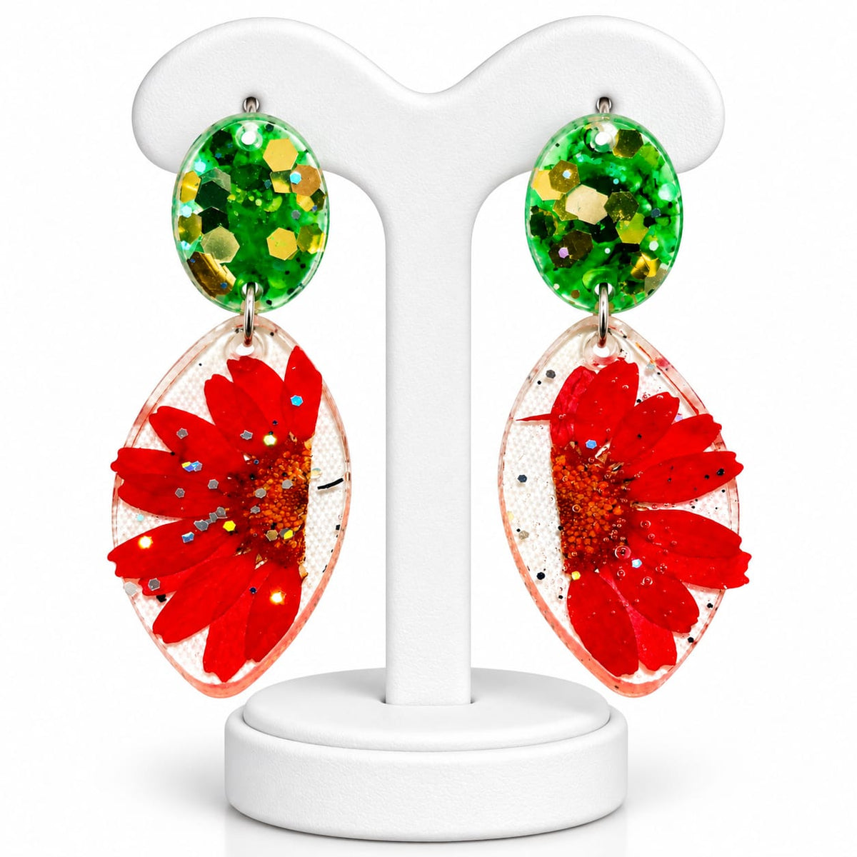 Premium Purely Handmade Resin Jewellery Earrings for Women & Girls