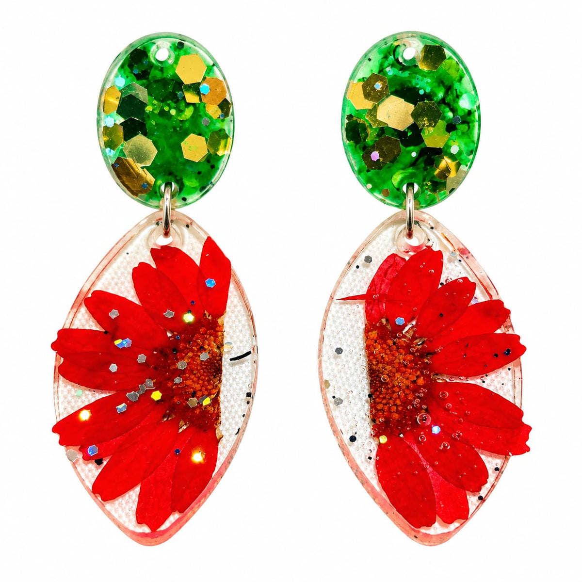 Premium Purely Handmade Resin Jewellery Earrings for Women & Girls