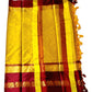 Gadwal Silk by Cotton Saree with Contrast Running Blouse Piece