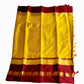 Gadwal Silk by Cotton Saree with Contrast Running Blouse Piece