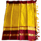 Gadwal Silk by Cotton Saree with Contrast Running Blouse Piece
