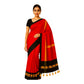 Gadwal Silk by Cotton Saree with Contrast Running Blouse Piece