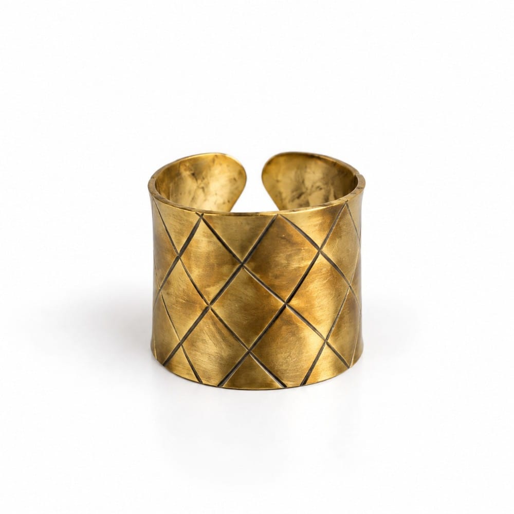 Purely Handmade Brass Finger Ring
