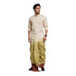 Raw Silk Dhoti Pant With Contrasting Colour