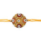 Purely Handmade & Handpainted Terracotta Rakhis for Brother