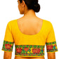 Fash Weave Cotton Silk Madhubani Hand-Painted Blouse Pieces for Women & Girls | Elegant Artisanal Designs Combining Traditional Craftsmanship and Modern Fashion