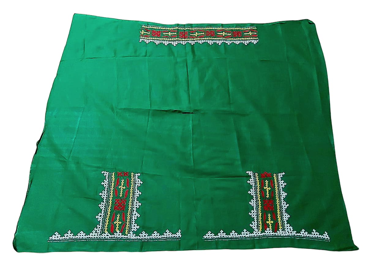 Hand Embroidered Gujarati Stitch Blouse Piece for Women & Girls