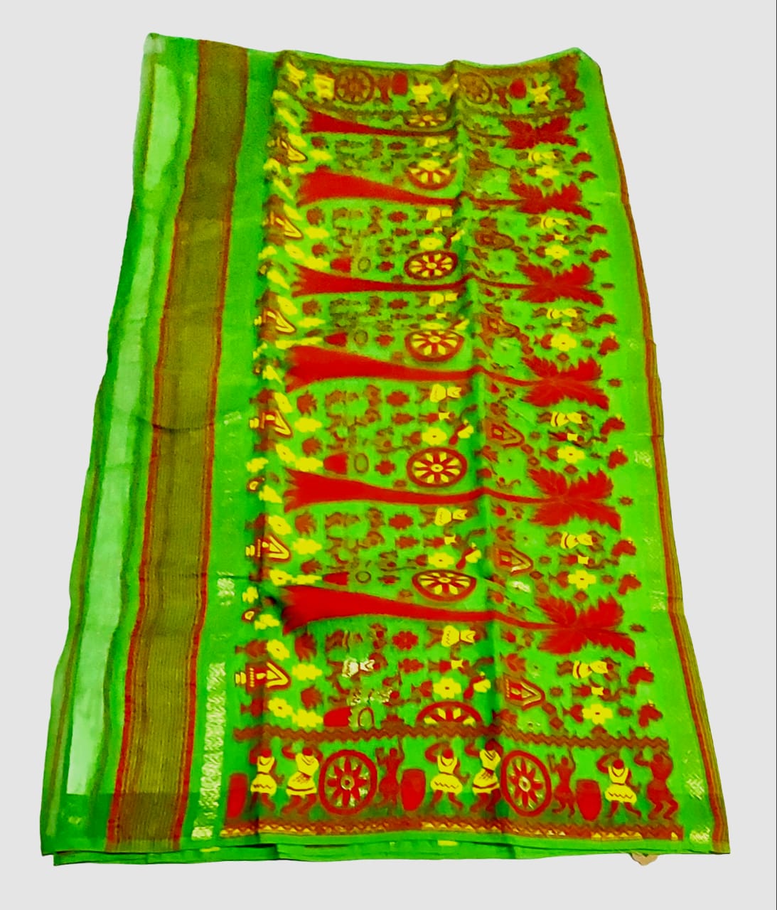 Exquisite Premium Handloom Cotton Jamdani Saree