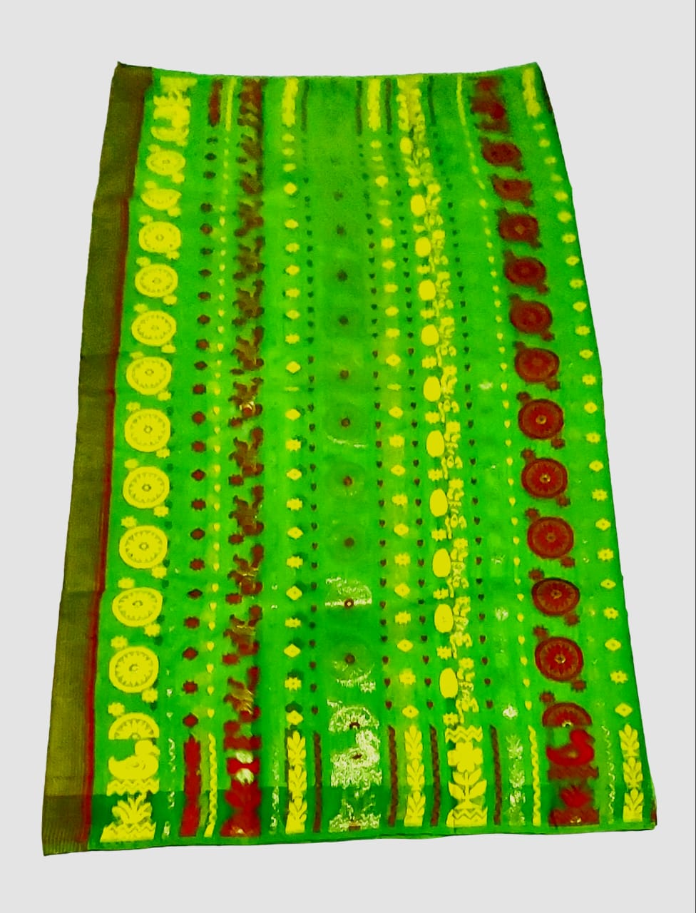 Exquisite Premium Handloom Cotton Jamdani Saree