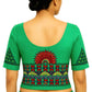 Fash Weave Cotton Silk Madhubani Hand-Painted Blouse Pieces for Women & Girls | Elegant Artisanal Designs Combining Traditional Craftsmanship and Modern Fashion
