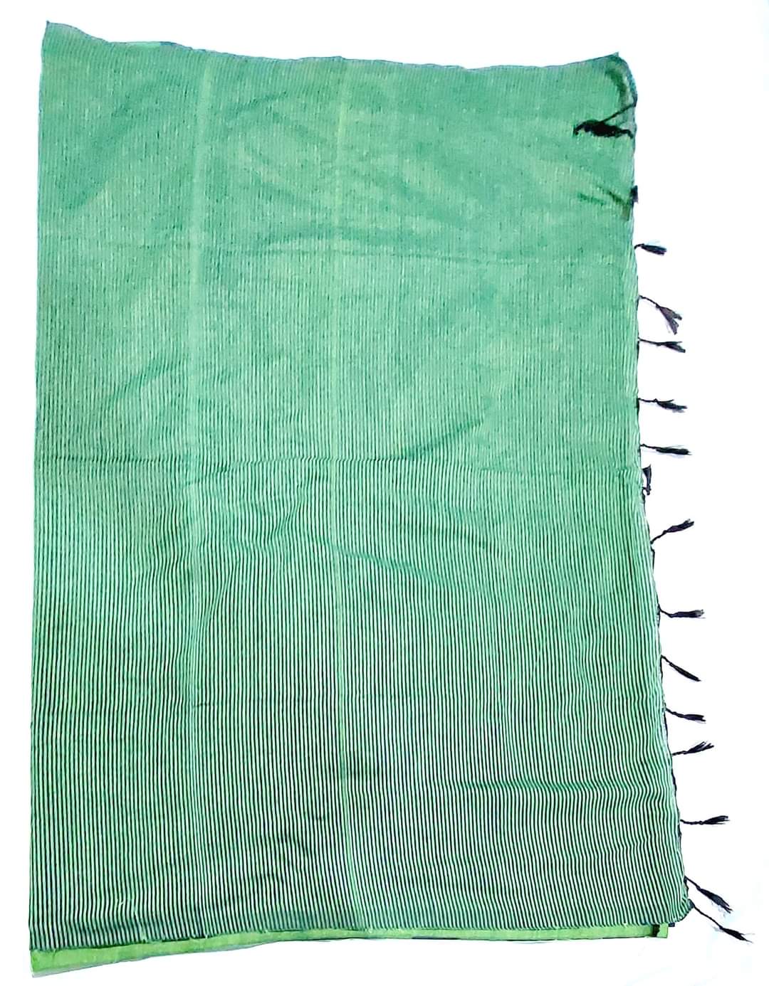 Pure Cotton Handloom Striped Sarees with Blouse Piece