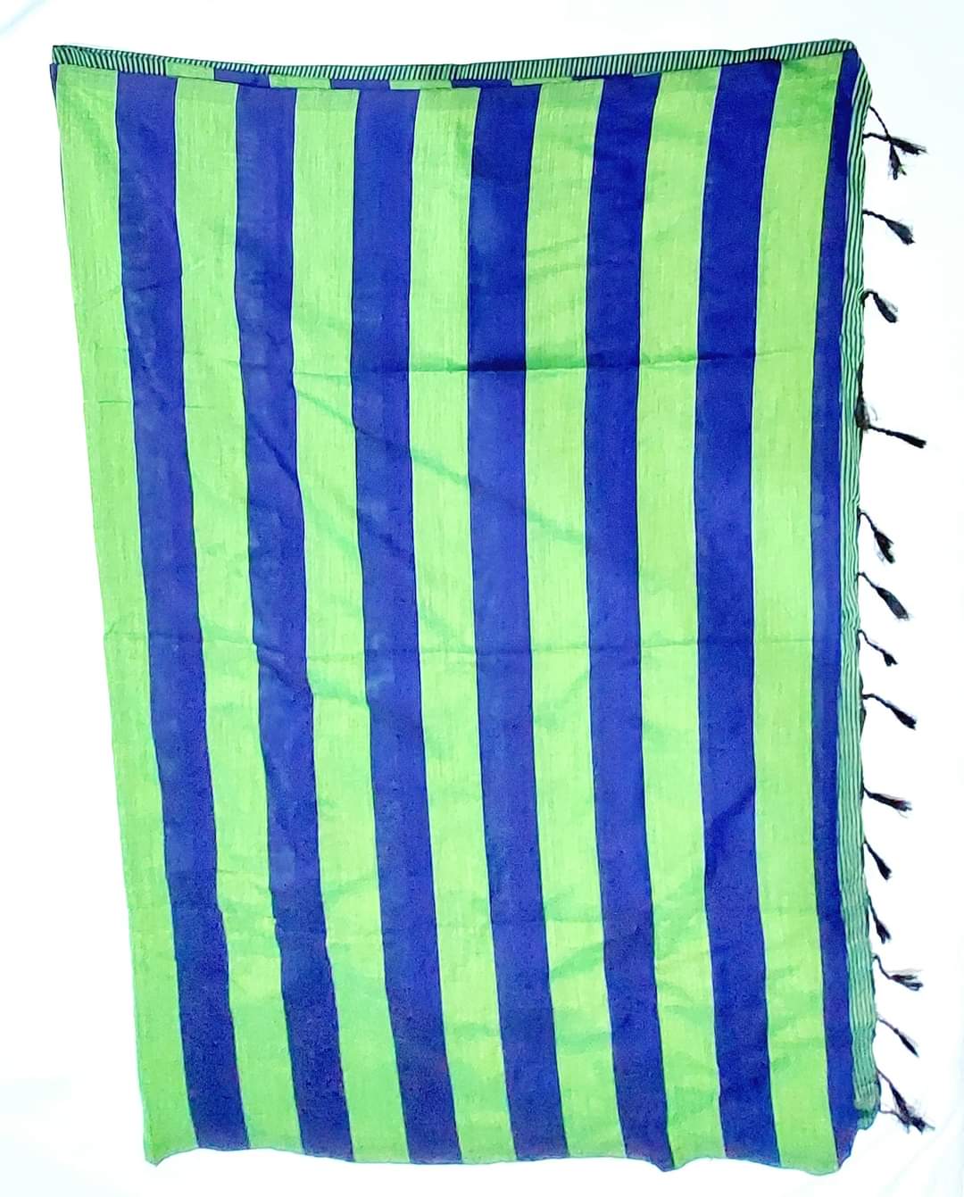 Pure Cotton Handloom Striped Sarees with Blouse Piece