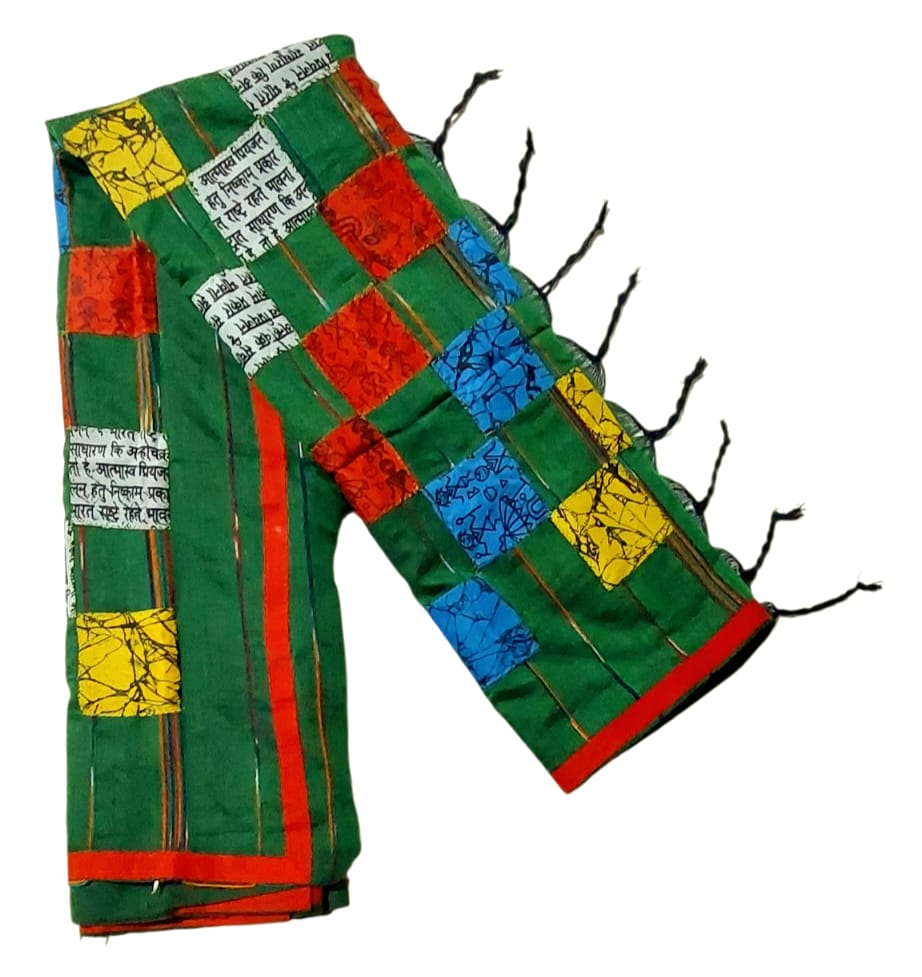 Pure Cotton  Patch Work Saree