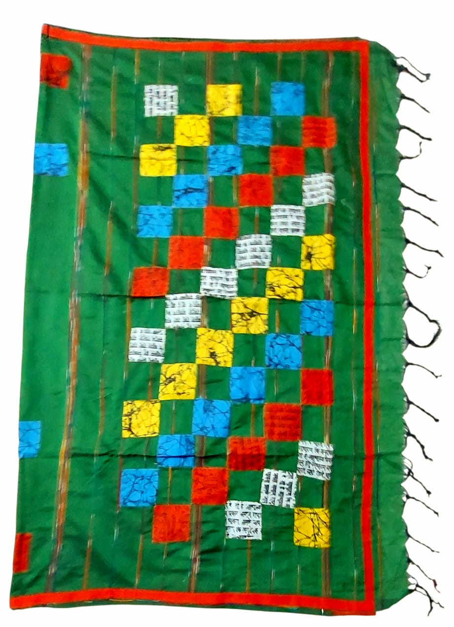 Pure Cotton  Patch Work Saree