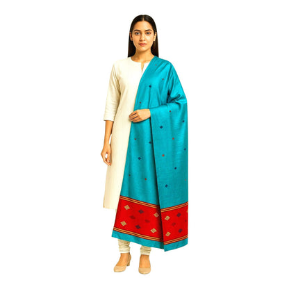 Exquisite Purely Handmade Handloom Raw Silk Stoles | Luxurious | Soft, Lightweight & Ethnic Elegance