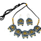 Handmade Terracotta Collar Necklace Set