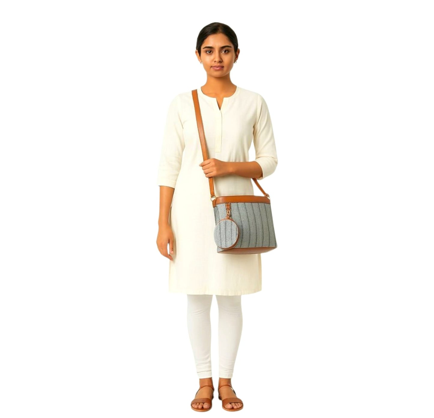 Women's Lightweight Jute Sling Bag