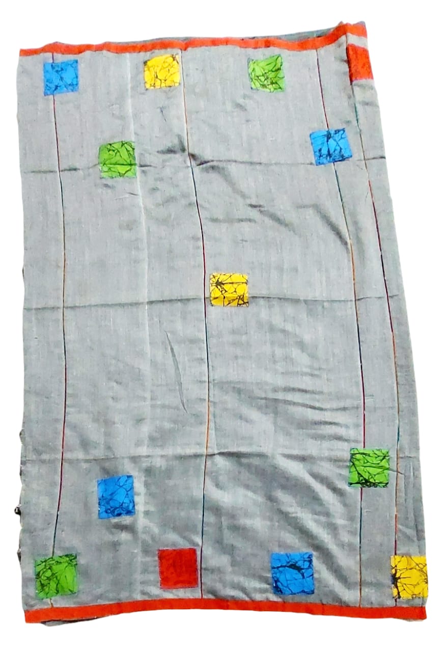 Pure Khadi Patch Work Saree