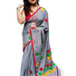 Pure Khadi Patch Work Saree