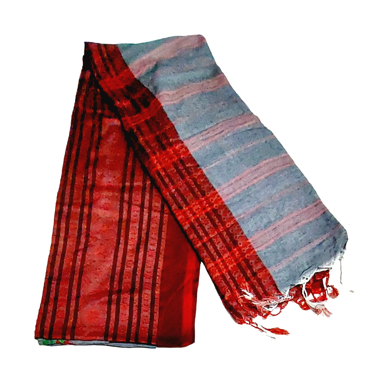 Premium Handloom Embroidered Cotton Saree