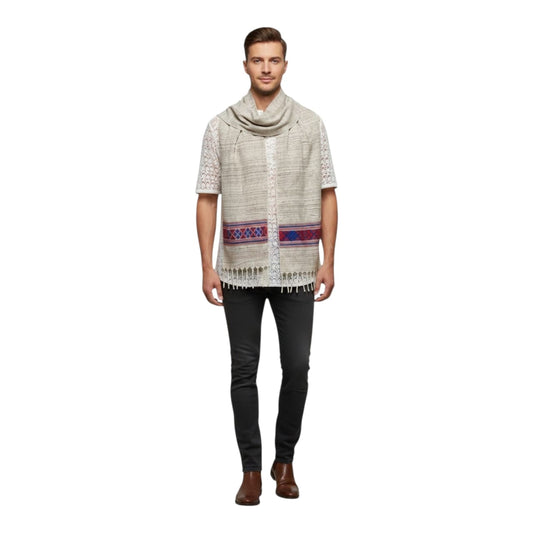 Handwoven Pure Woolen Muffler For Men