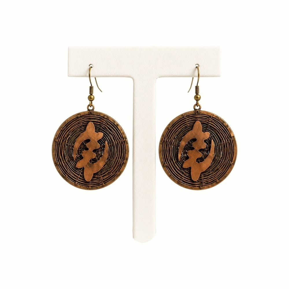 Purely Handmade Brass Earrings