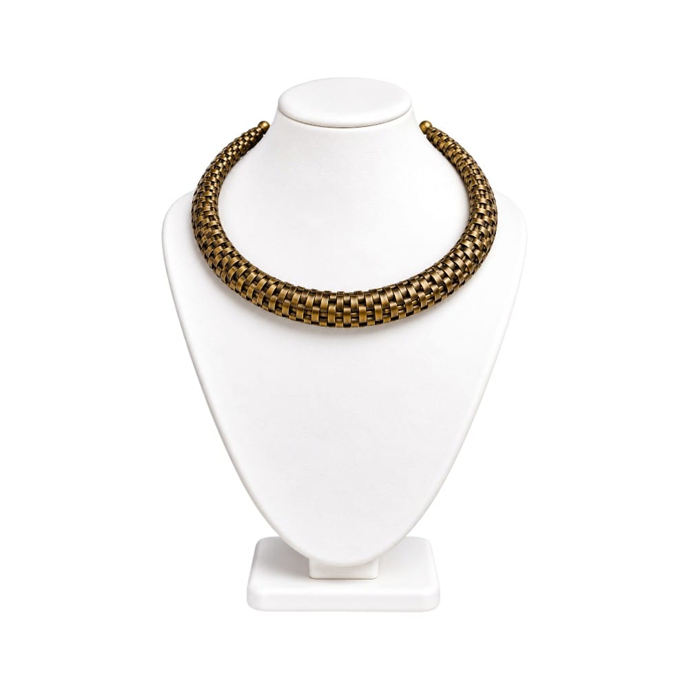 Purely Handmade Lightweight Brass Neckpiece