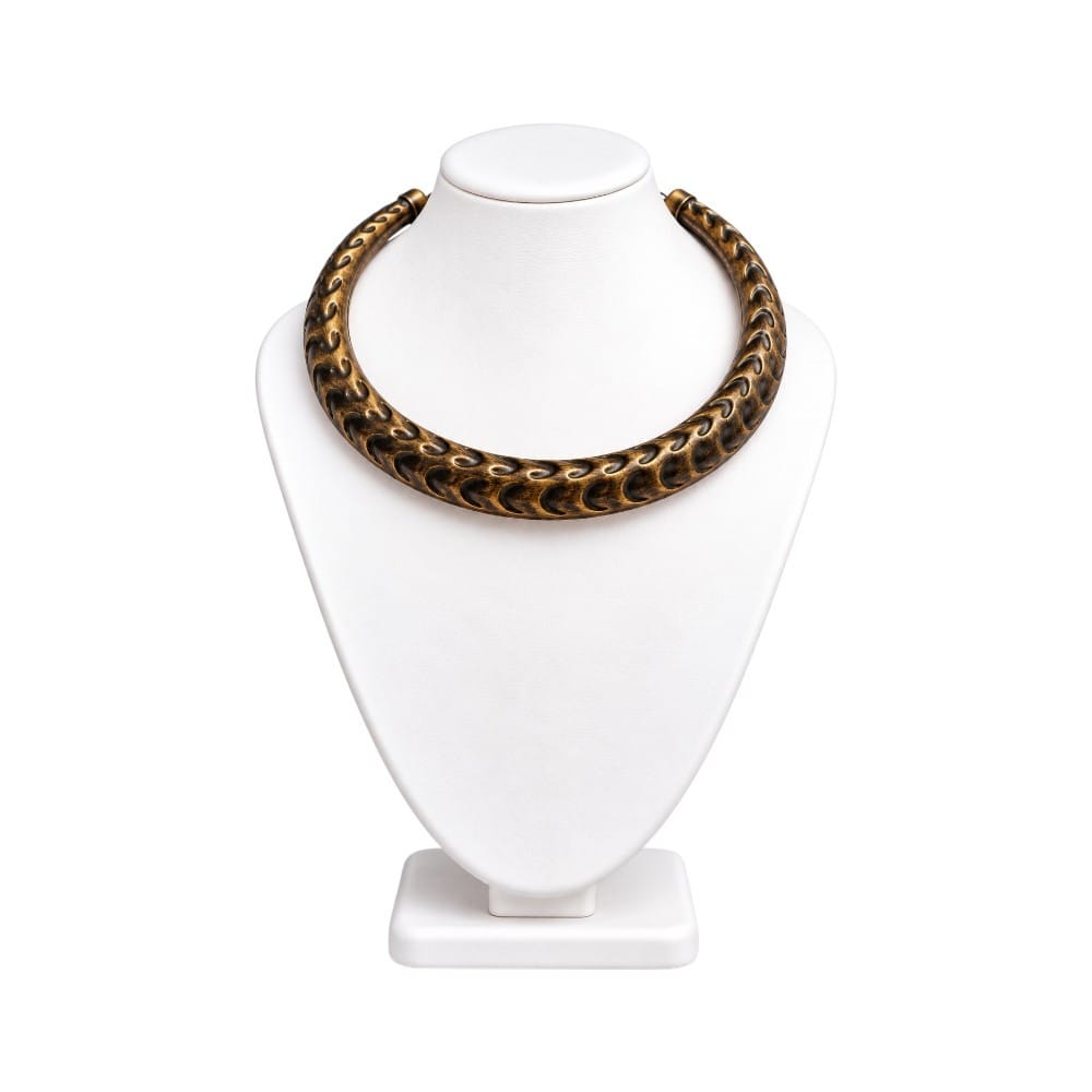 Purely Handmade Lightweight Brass Neckpiece